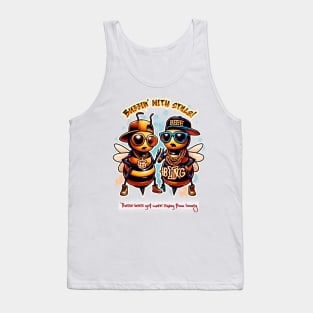 Buzzin' with Style!  Bee and Hip Hop Tank Top